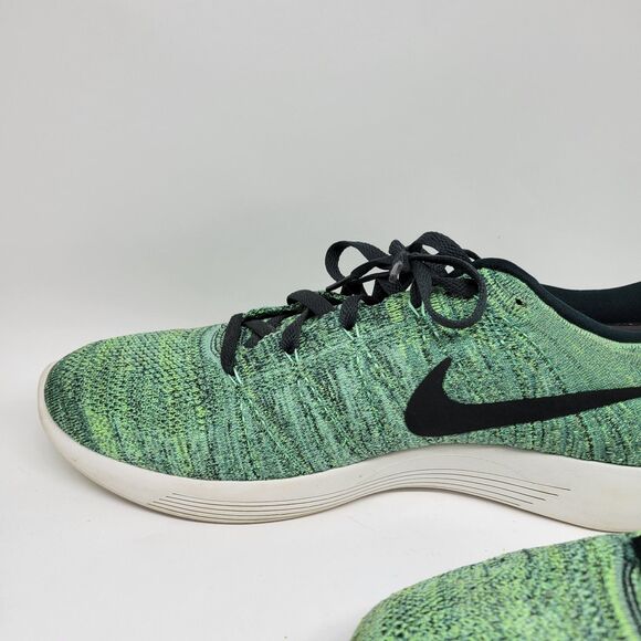 Nike 843764-300 LunarEpic Flyknit Mens Seaweed Green Running Sneakers Size US 15 - Picture 13 of 16